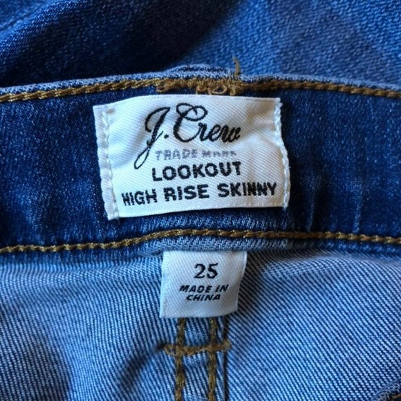 J. Crew lookout high rise jeans size 25 - Picture 7 of 9